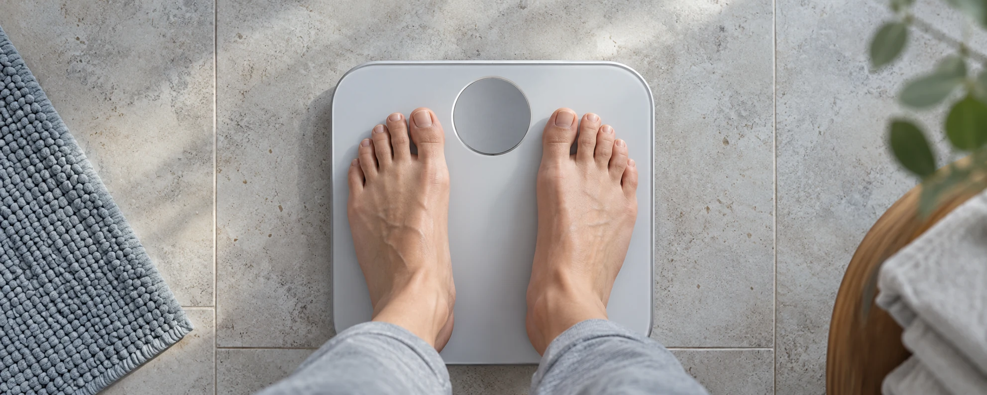Scale with feet